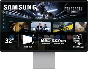 Samsung 32” OLED M9 (M90SF) Smart Monitor With 4K QD-OLED, 165Hz,