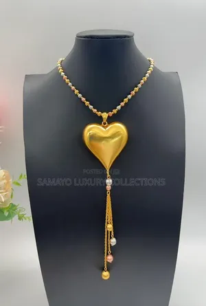 Love Shaped Pendant With Necklace