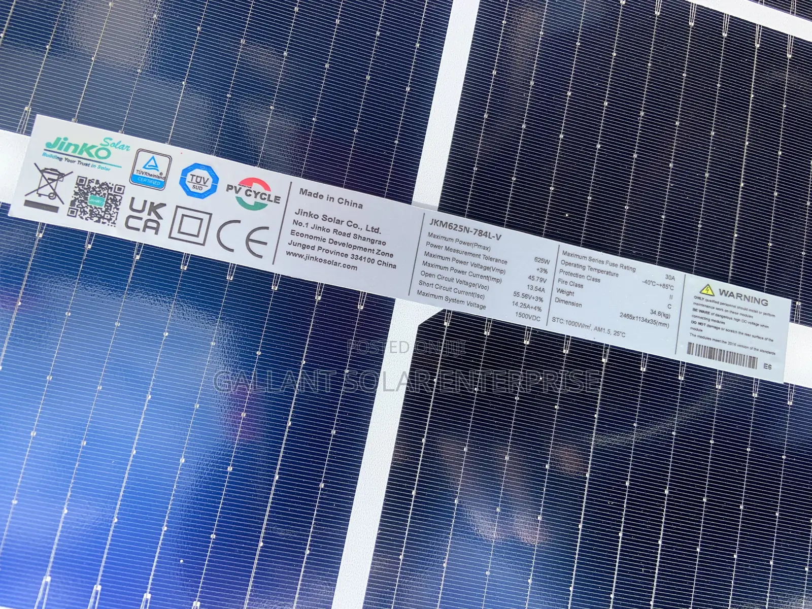 Jinko Panel 625w