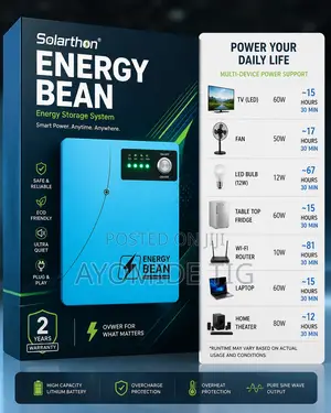 Energy Bean — 1kwh Solar Power System