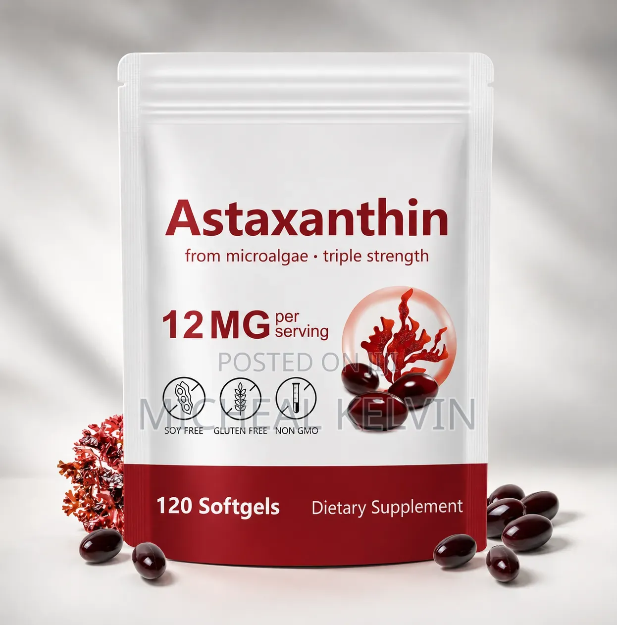 Astaxanthin 60 Softgel 12mg