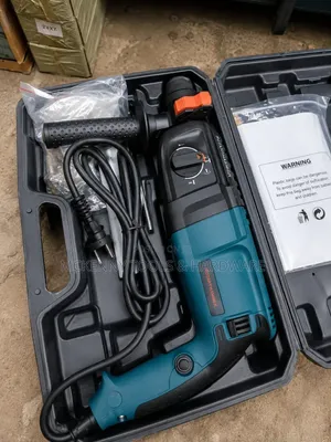 Rotary Hammer Drill 2200W Heavy Duty With Case & Accessories