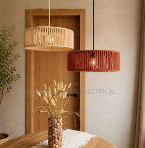 Weave Lamp Shade Handwooven Bohemian Style Pendant Light
