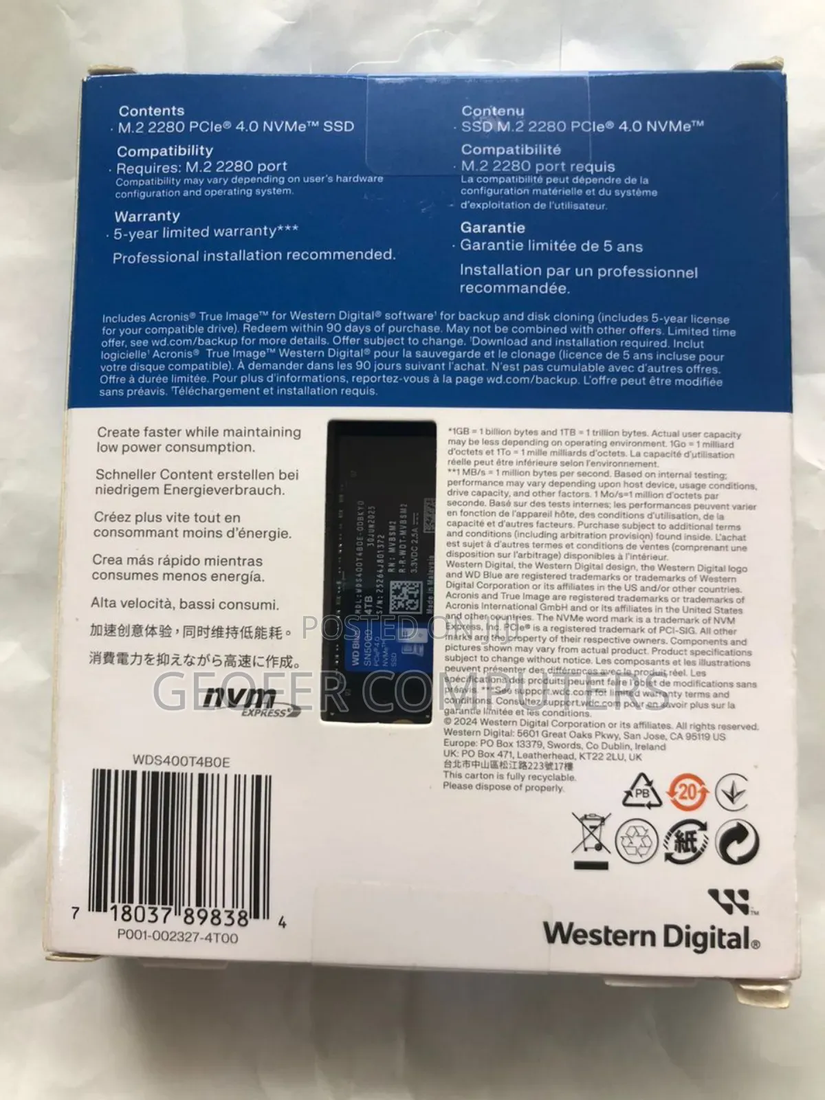 Wd Blue 4tb