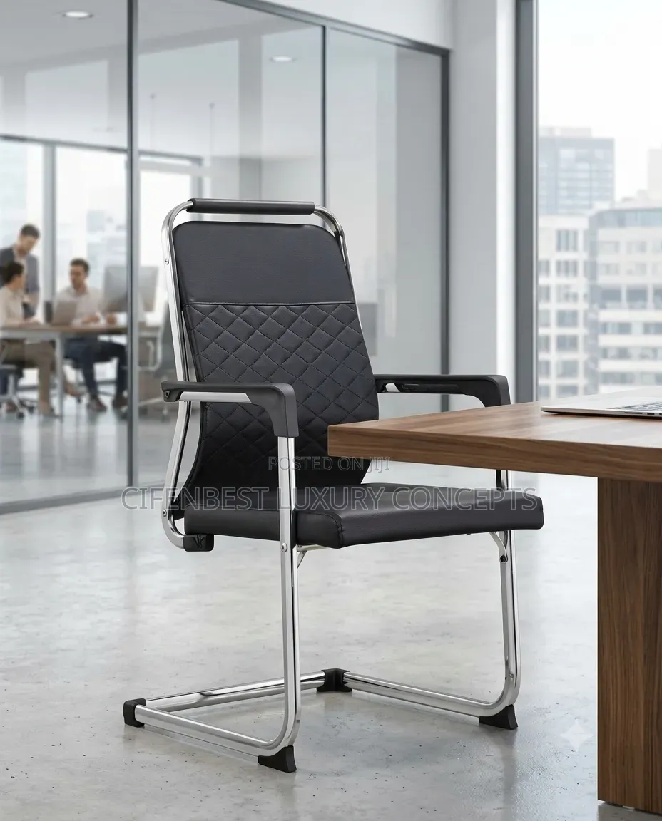 Black Executive Visitors Chair