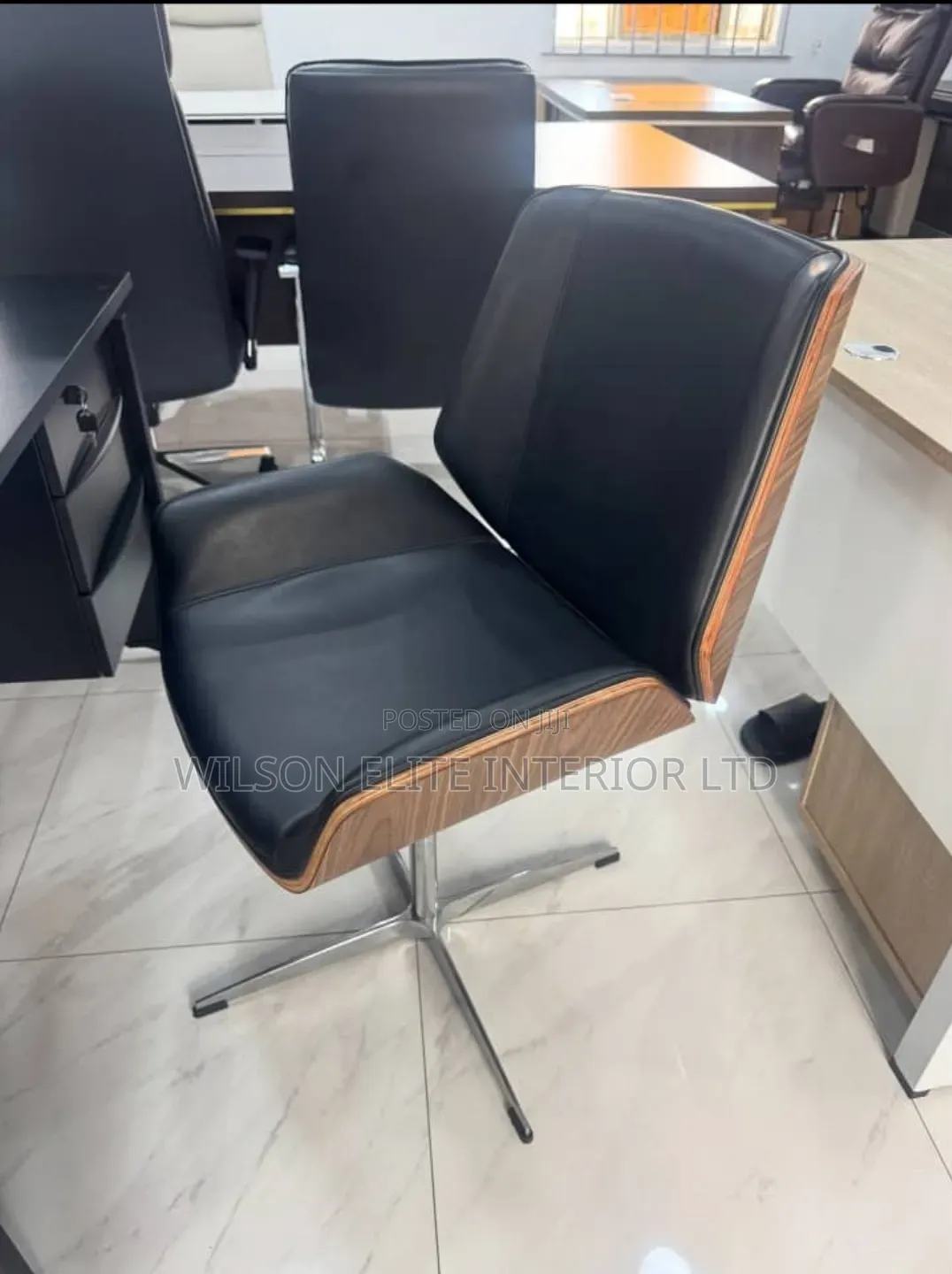 Executive Brown Low Back Office Chair