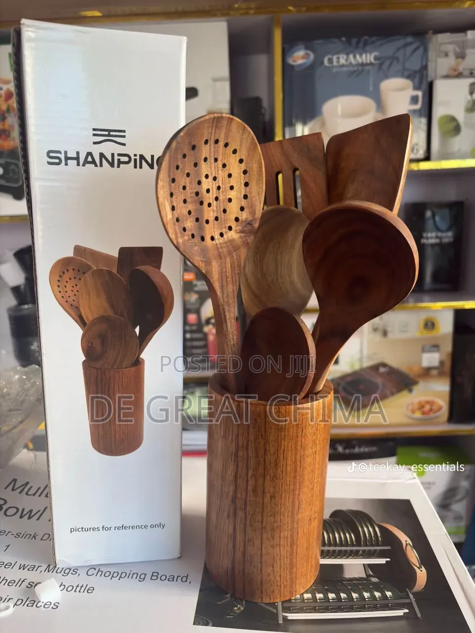 Quality Wooden Set Spoon