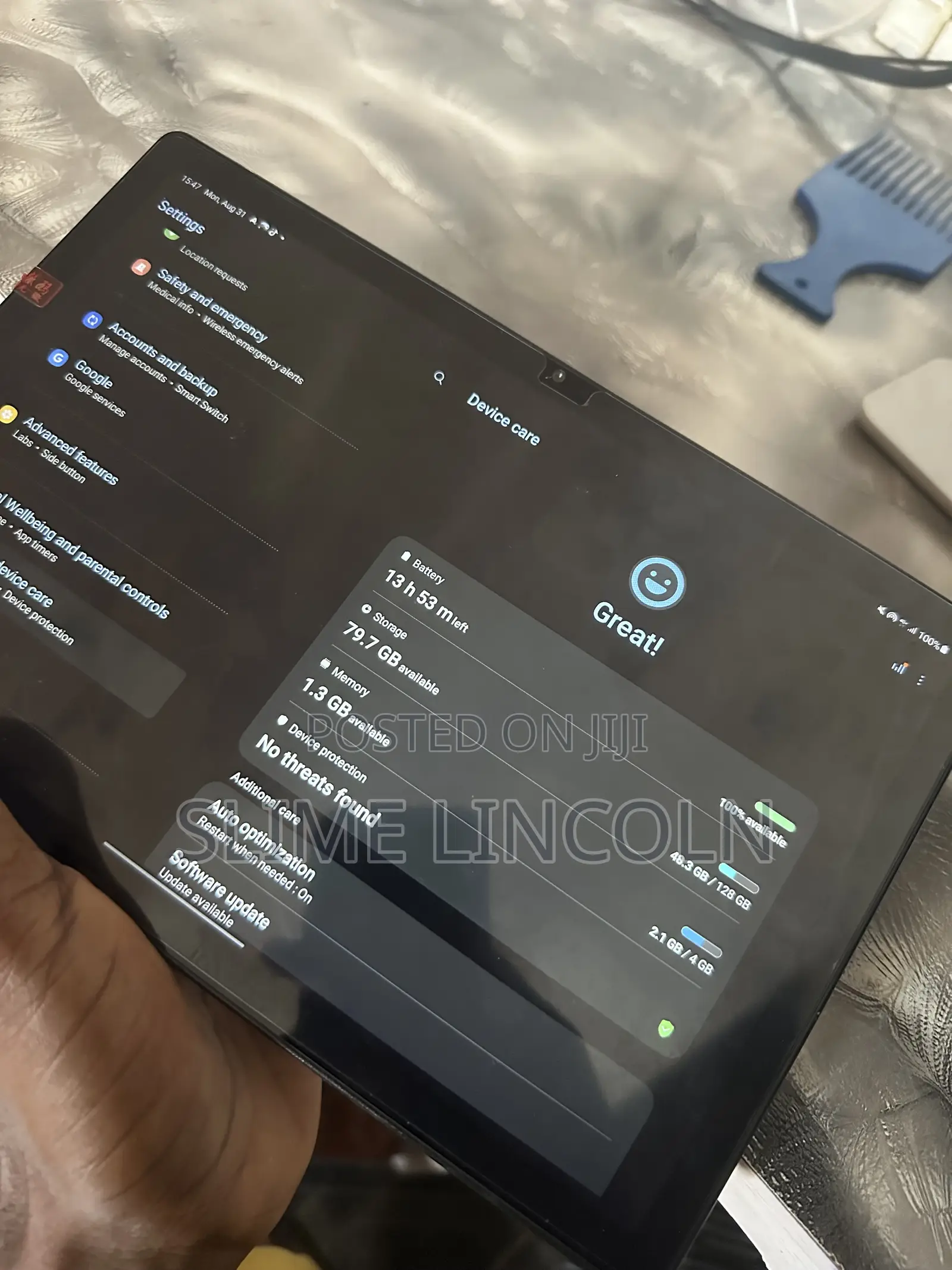 New Samsung Galaxy Tab A8 10.5 (2021) 128 GB Black