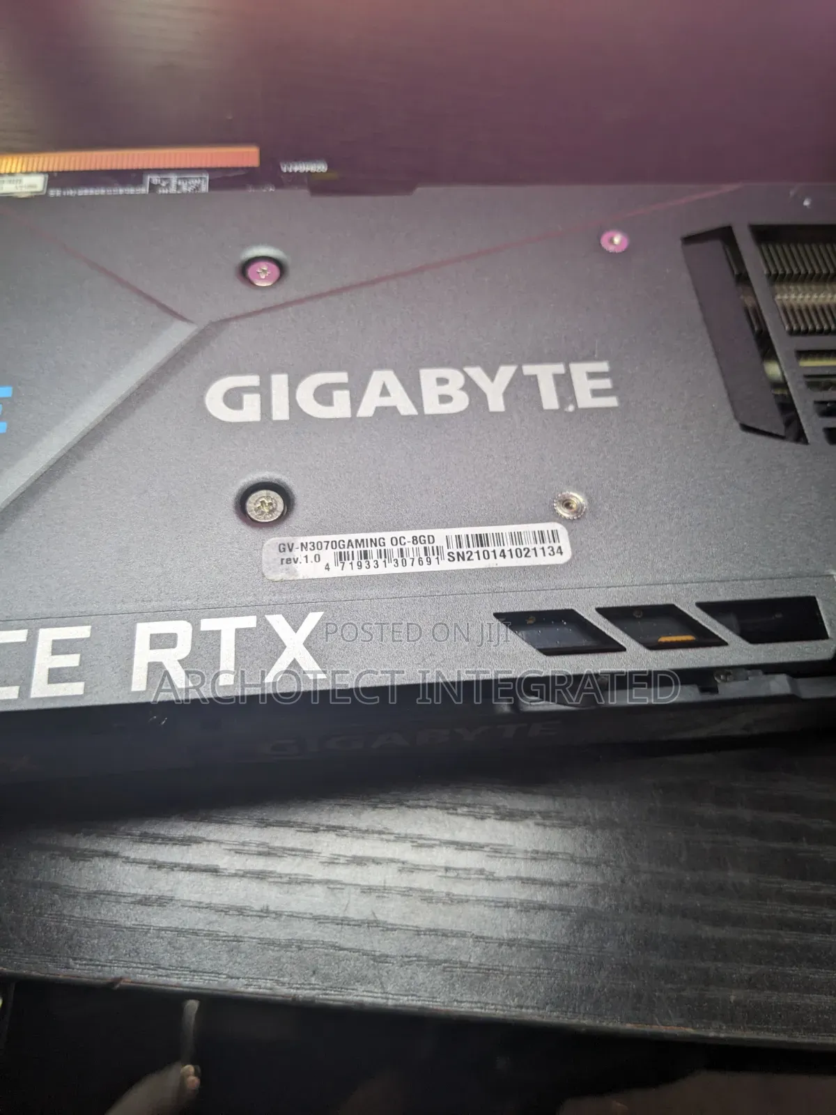 Gigabyte Eagle RTX 3070 8gb Dedicated