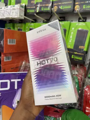 New Infinix Hot 70 128 GB Black