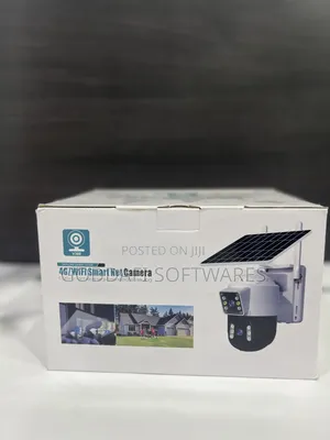 V380 4g/WiFi Dual Lens Smart Solar Camera | P6a-6-4g | Goddafi Stores