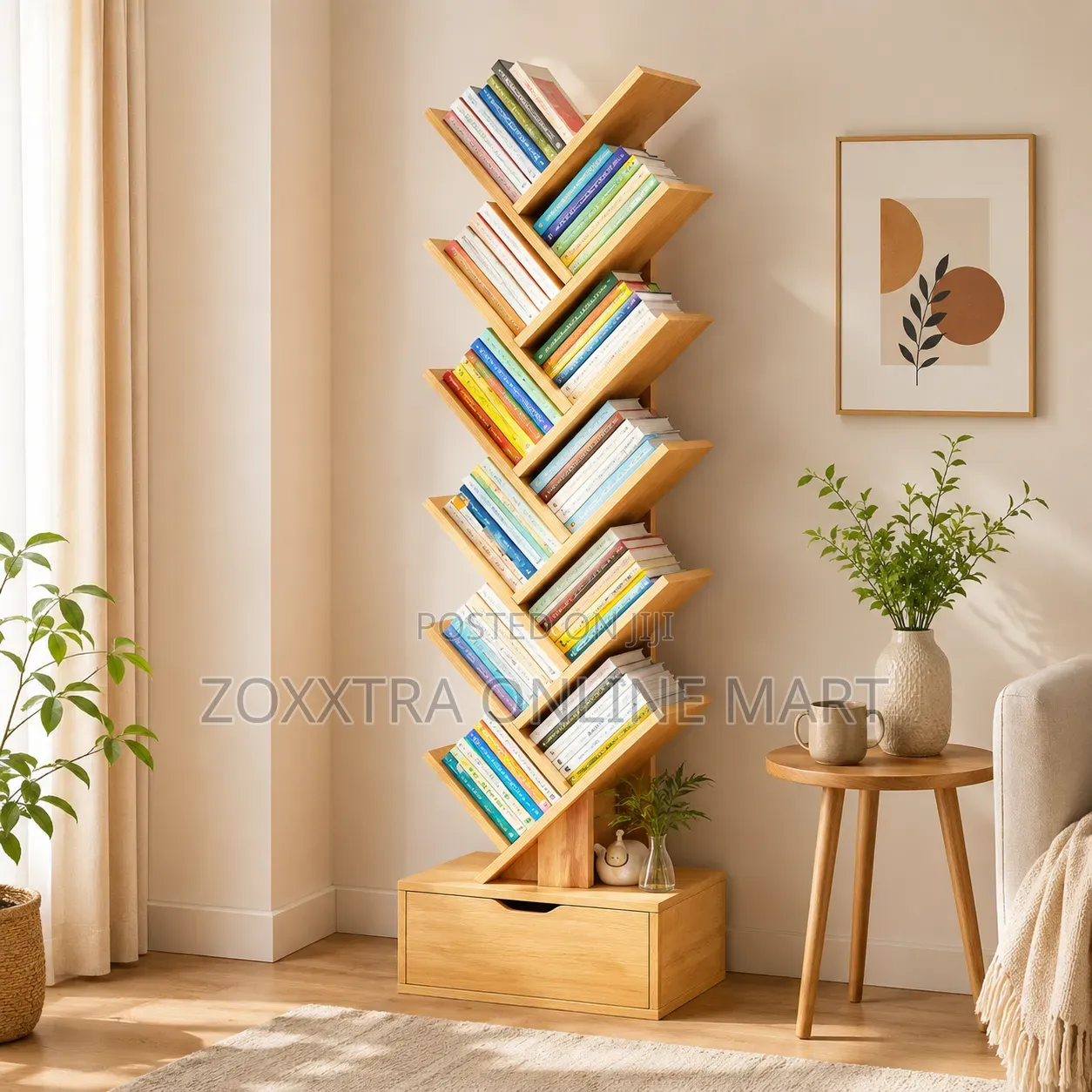 Tree-Shaped Bookshelf