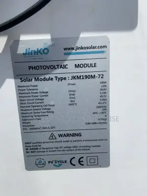 Jinko Panel 190w