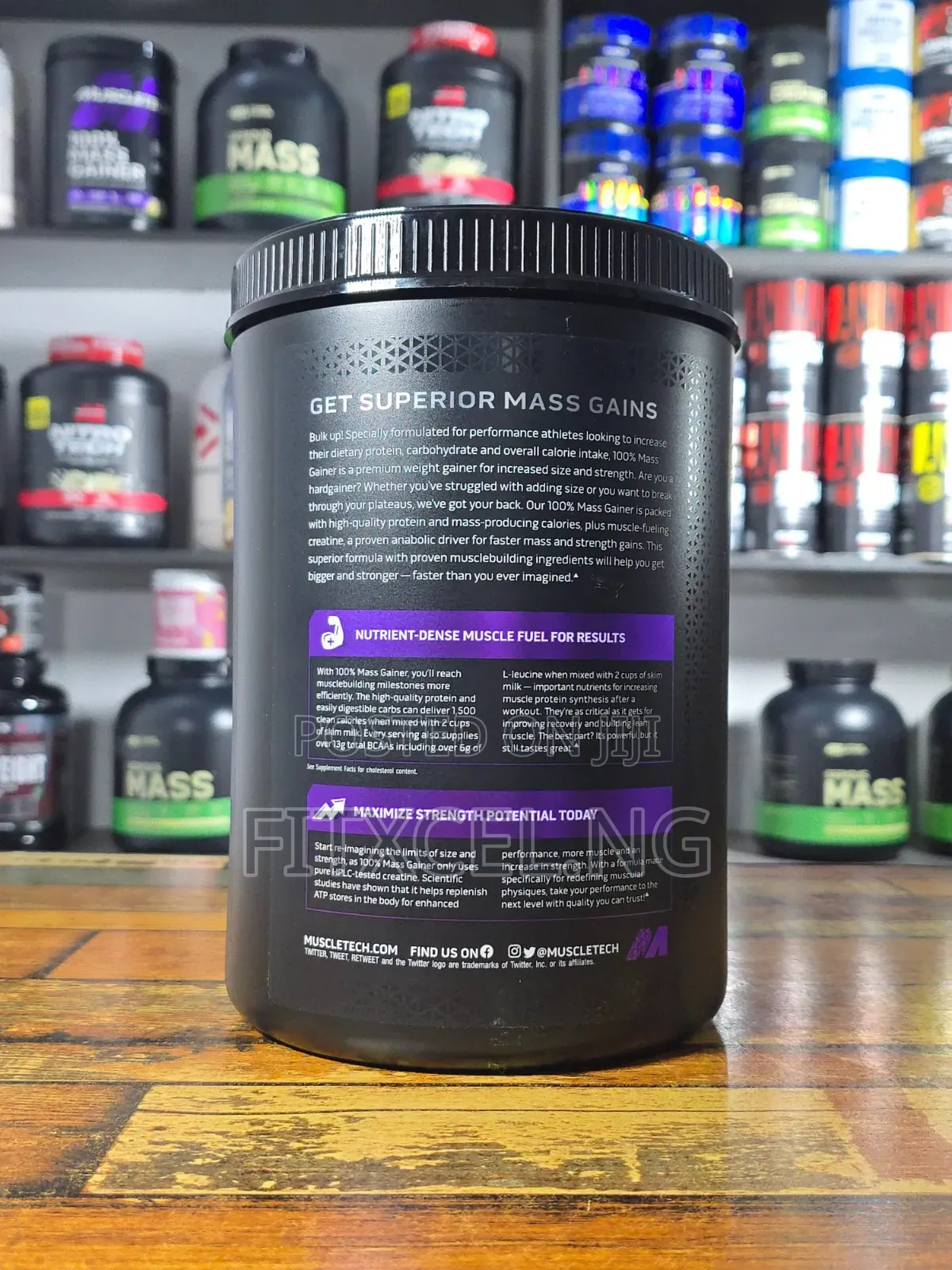 MUSCLETECH 100% Mass Gainer