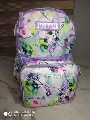 Girls Quality 2 in 1 School Bag With a Lunch Bag