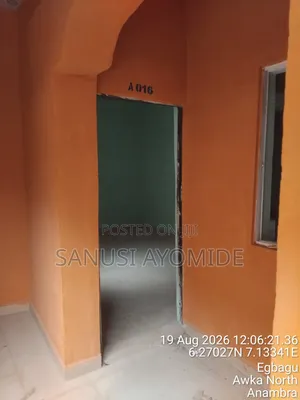 1bdrm Apartment in Awka for rent