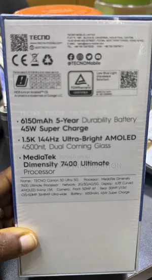 New Tecno Camon 50 Ultra 512 GB Black