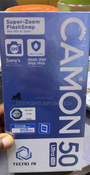 New Tecno Camon 50 Ultra 512 GB Black