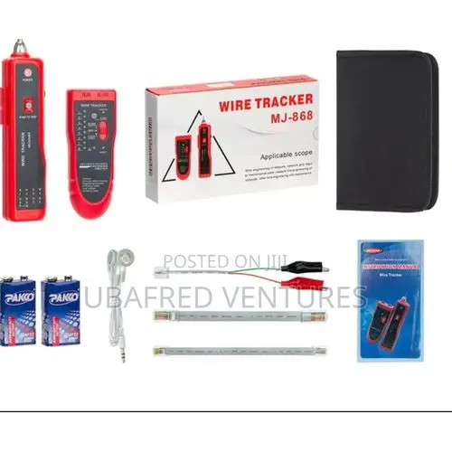 Network Line Finder, Wire Tracker, Cat 6 and 5 Network Cable Tester,