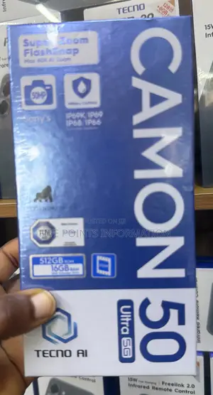 New Tecno Camon 50 Ultra 512 GB Black