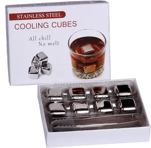 Reusable Ice Cubes Whiskey Stones, 8 PCS