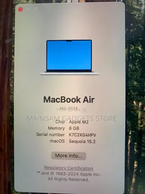 Laptop Apple MacBook Air 2022 M2 8GB Apple M2 SSD 256GB