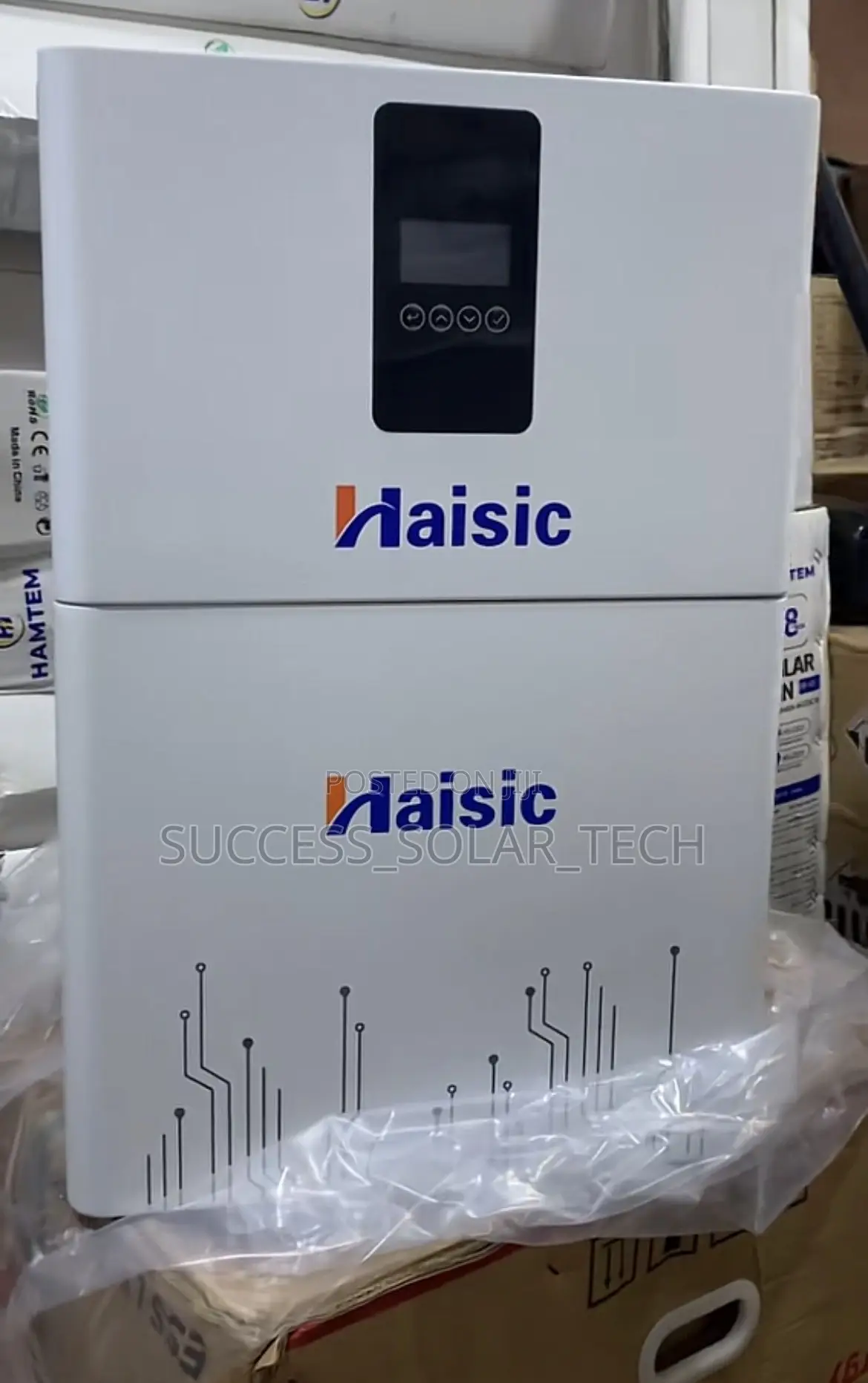 Haisic Stackable All-in-One 1.5kva/4kwh Battery