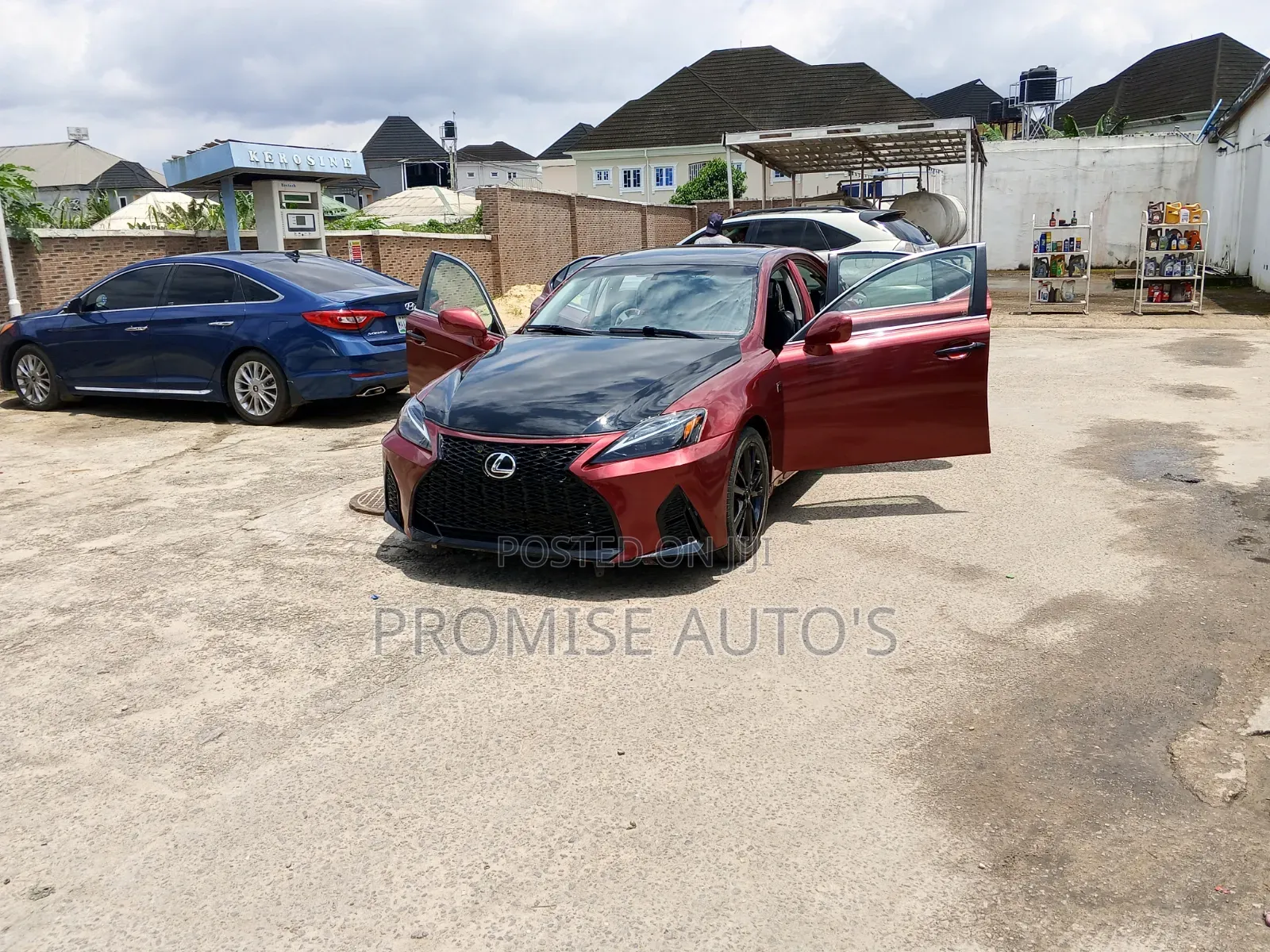 Lexus IS 2008 Red