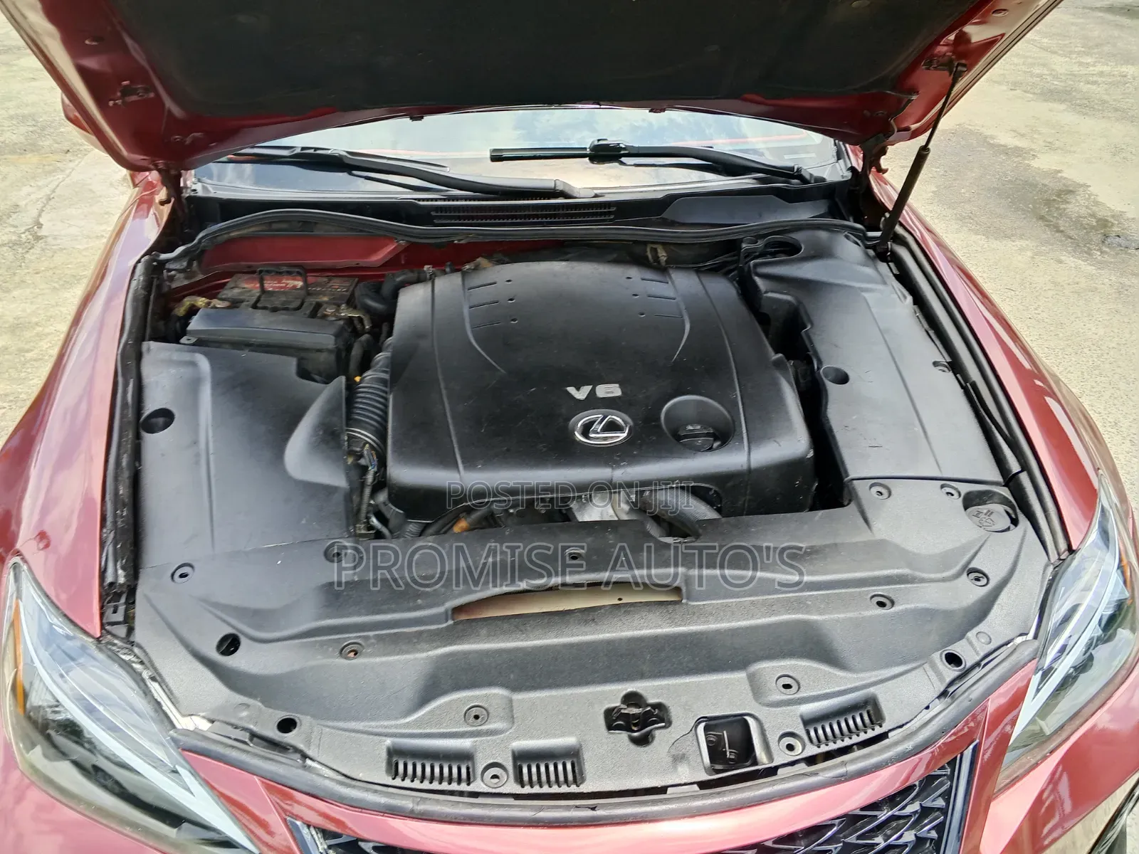 Lexus IS 2008 Red