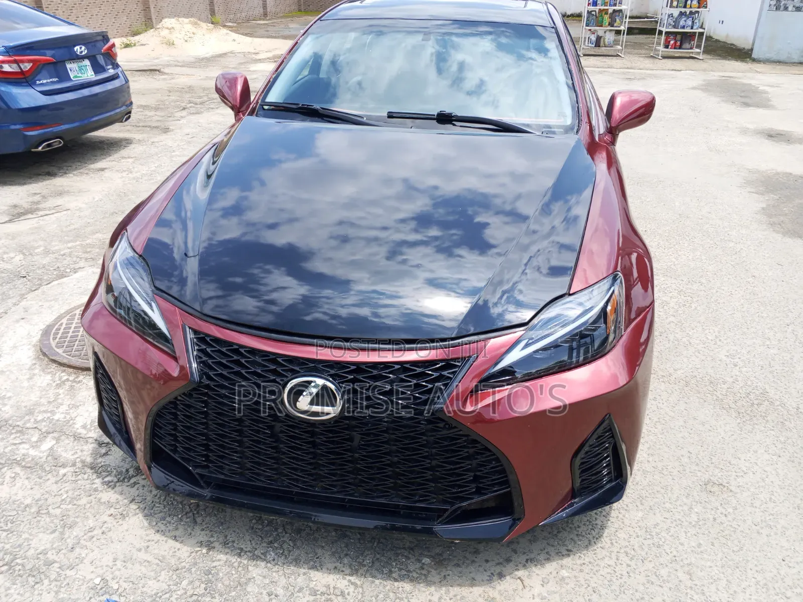 Lexus IS 2008 Red
