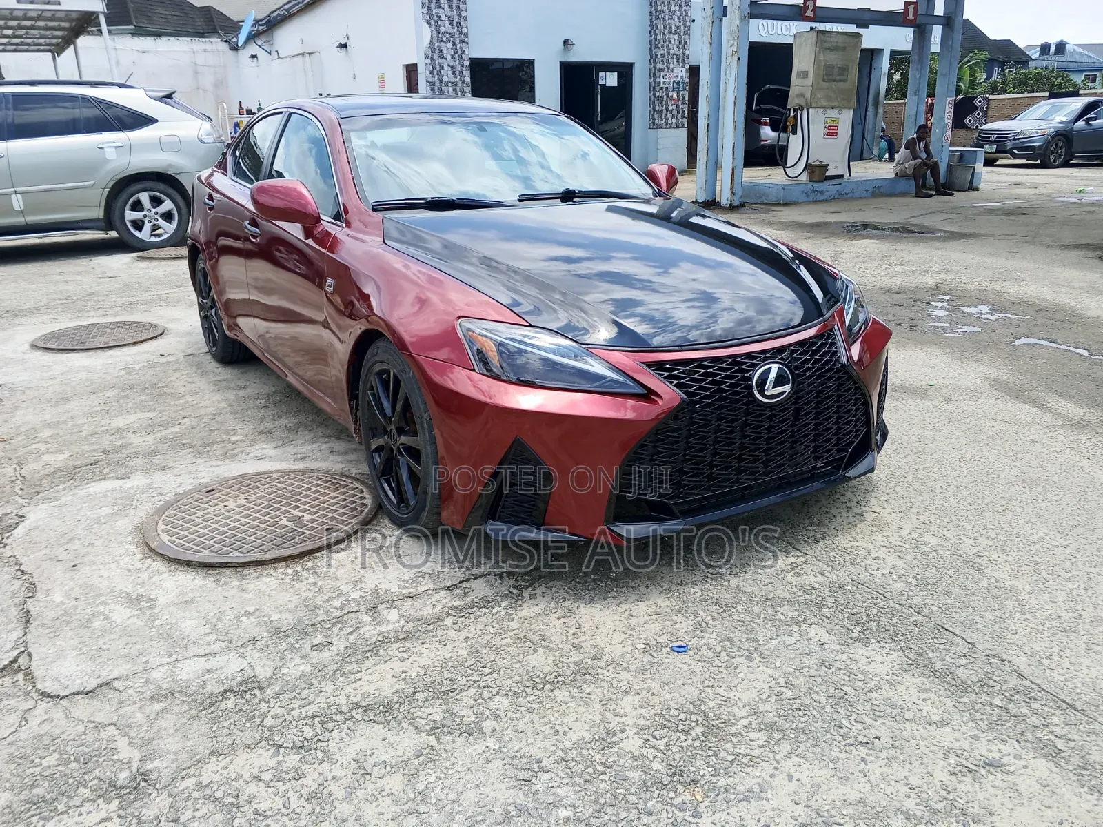 Lexus IS 2008 Red