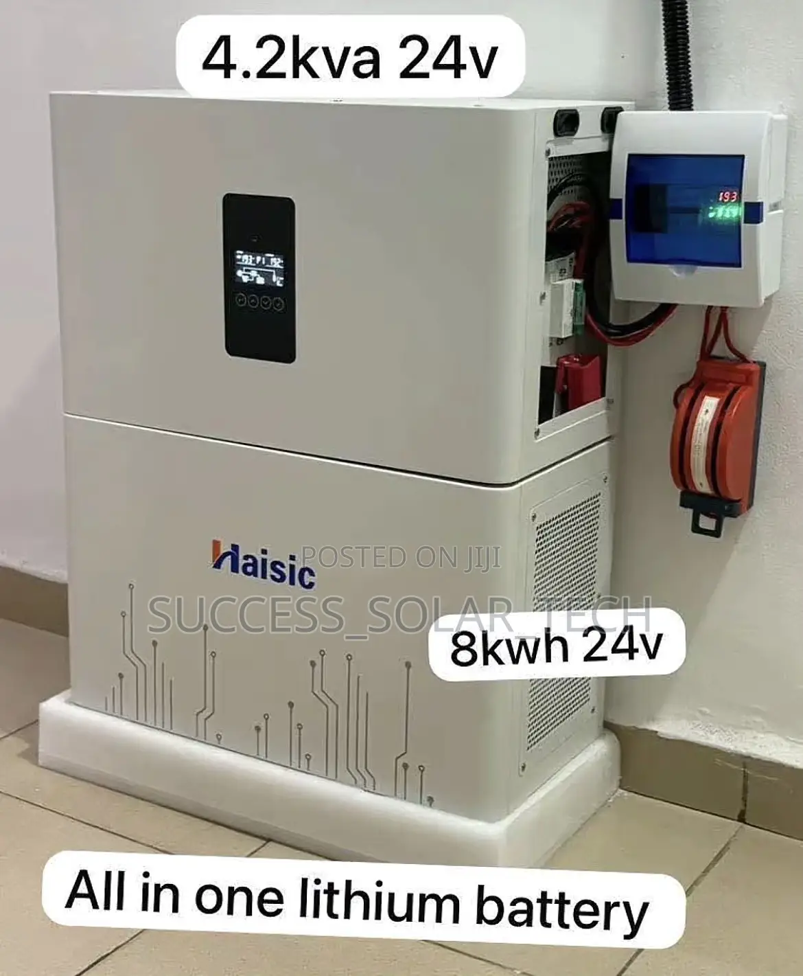 Haisic 4.2kva/8kwh ALL-IN-ONE Stackable