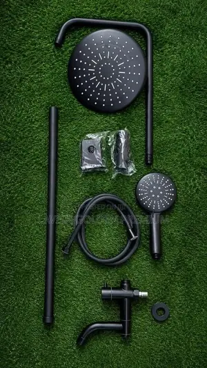 Black Cold Water Single Shower