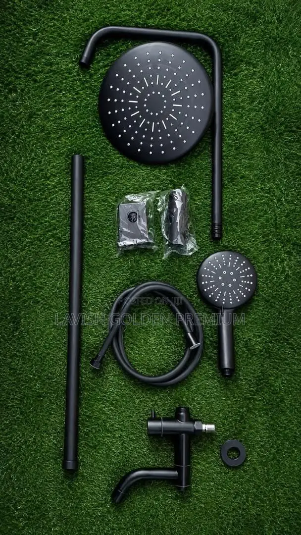 Black Cold Water Single Shower
