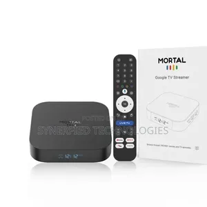 Mortal X5S TV Box Android 16 Smart Streaming Remote LED Display