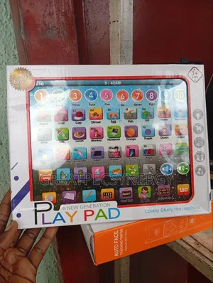 Children Play Pad & Study the Machine