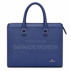 Premium Navy Blue Laptop Business Bag / Executive Briefcase