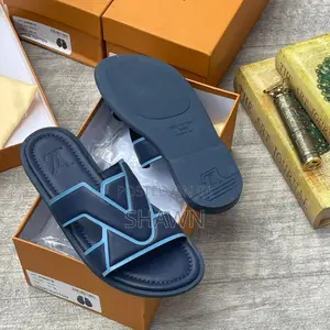 Louis Vuitton Leather Slippers