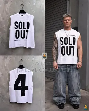 👕 Premium Quality “Sold Out” Sleeveless T-Shirt