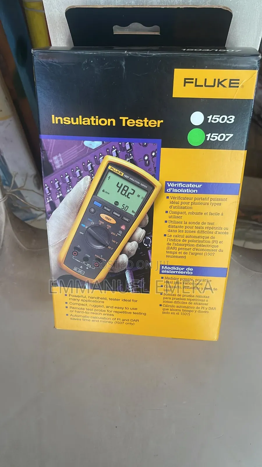 Fluke 1503 Insulation Tester