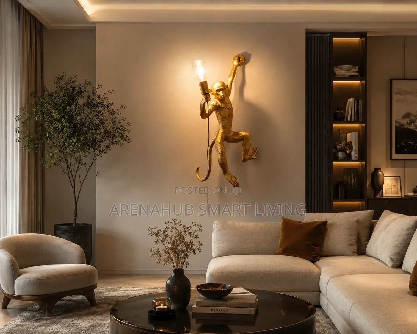 OriginalCreative Monkey Shape LED Decorative Lamp, Modern Personality