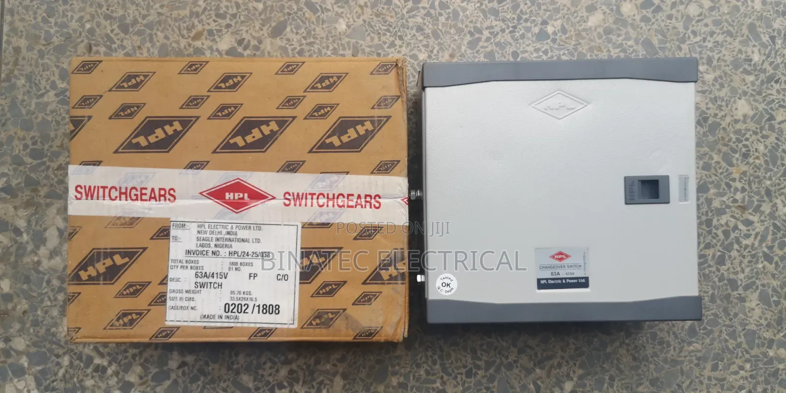 63a HPL Changeover Switch
