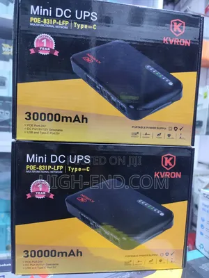 Kvron 30000mah Mini DC Ups Router Power Bank
