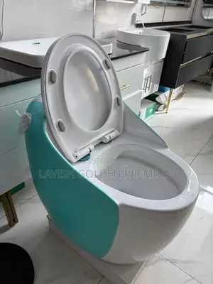 Modern One Piece Egg Shaped Water Closet