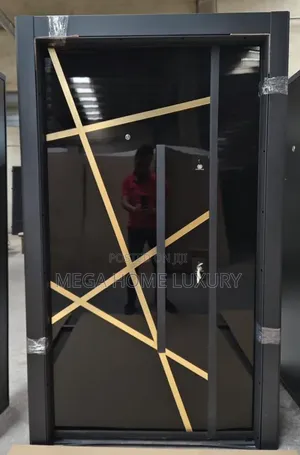 4ft Black Hall Security Door