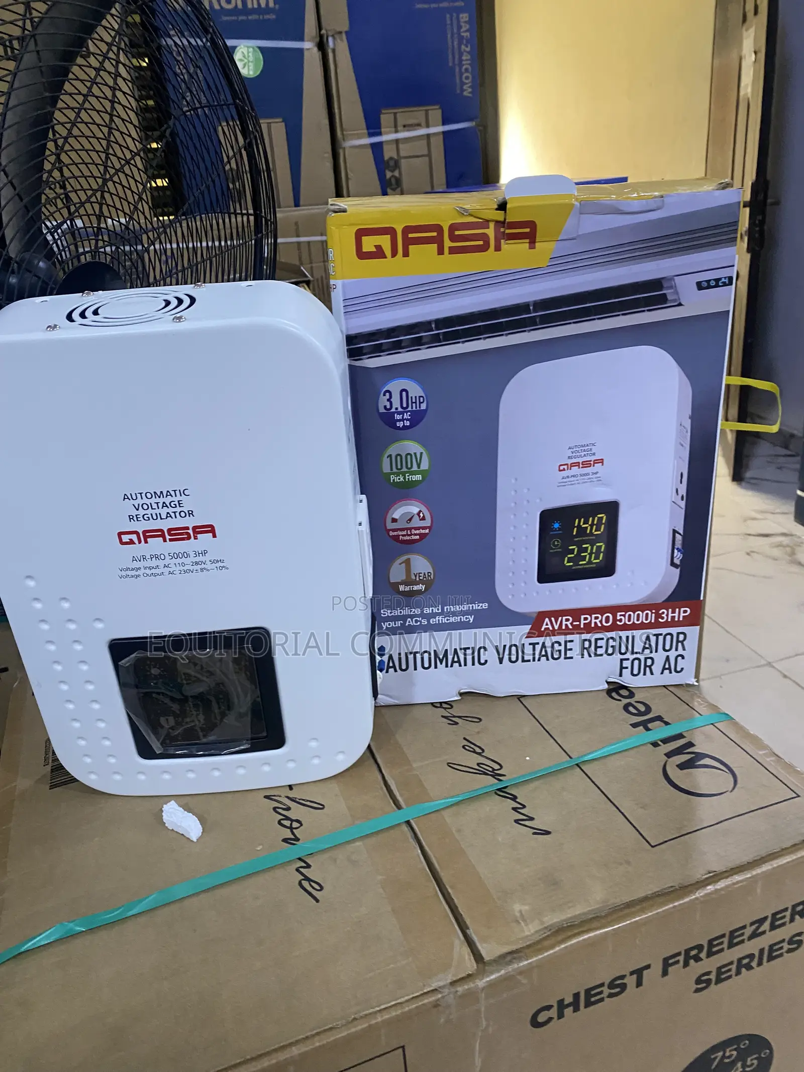 Qasa AVR-PRO 5000W Reliable Power Stabilizer