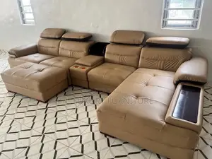 Elegant L-Shaped Sofa