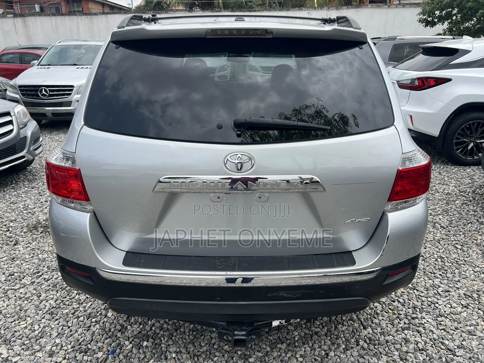 Toyota Highlander Limited 2012 Silver