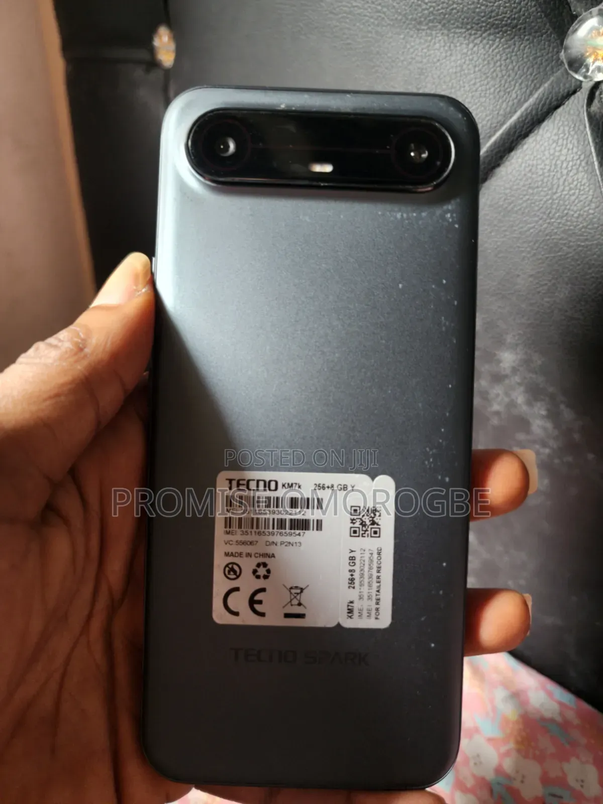 Tecno Spark Slim 256 GB Gray