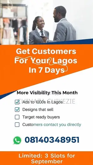 I Will Get Customers for Your Business in 7 Days - 25,000 Naira